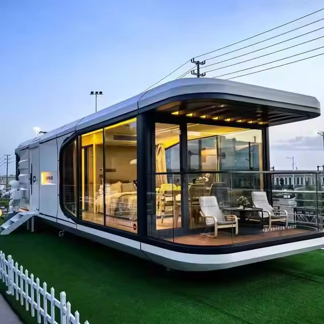 Pre Order Luxury Future Capsule, Container House For Multi-Purpose Use, Modern Prefabricated Living Unit Offering Durable Construction - COOLBABY