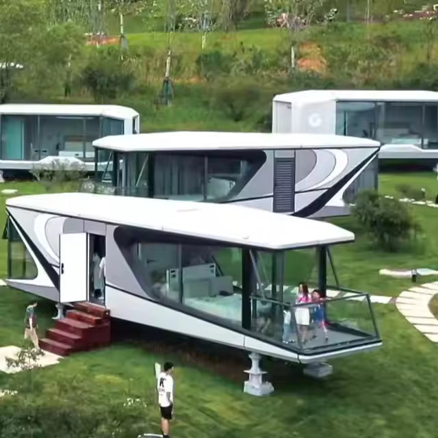 Pre Order Luxury Future Capsule, Container House For Multi-Purpose Use, Modern Prefabricated Living Unit Offering Durable Construction - COOLBABY