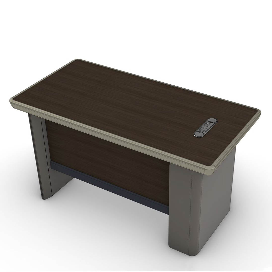 COOLBABY Modern Executive Office Table - Brown, Sleek Design, Durable Build (SB-1401 / SB-1601) - COOLBABY