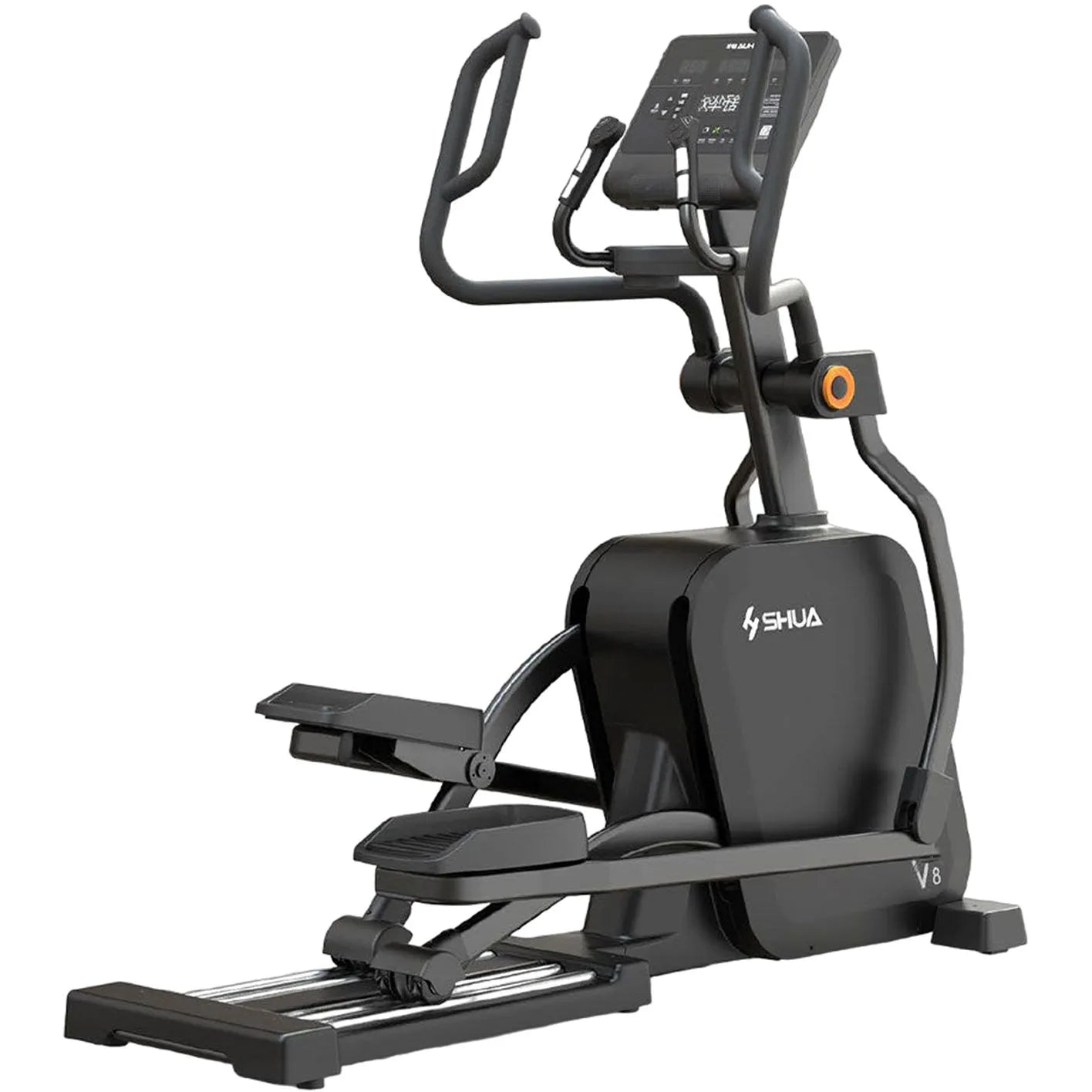 SHUA V8 Elliptical Commercial Trainer with Self-Generating Power and Constant Wattage Mode - COOLBABY