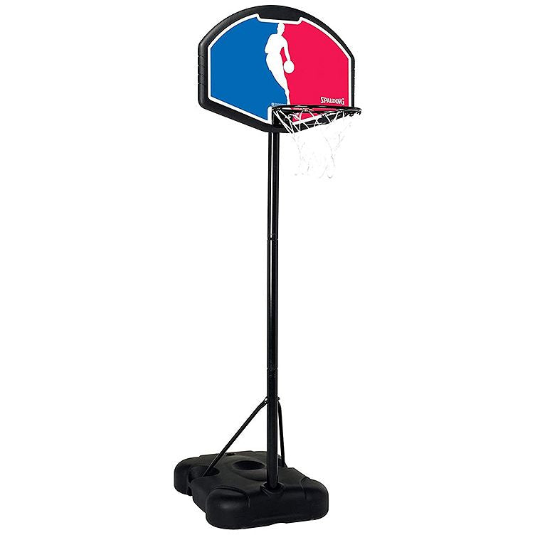 NBA Logoman Jr. Basketball Stand | Adjustable Kids Hoop 1.37–1.98m | Eco-Composite Board