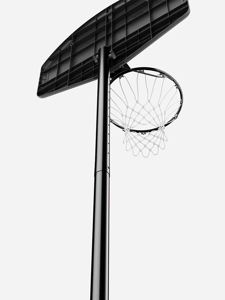 32" Rookie Gear Portable Basketball Hoop | Eco-Composite Kids Basketball System 4.5–6.5ft Adjustable