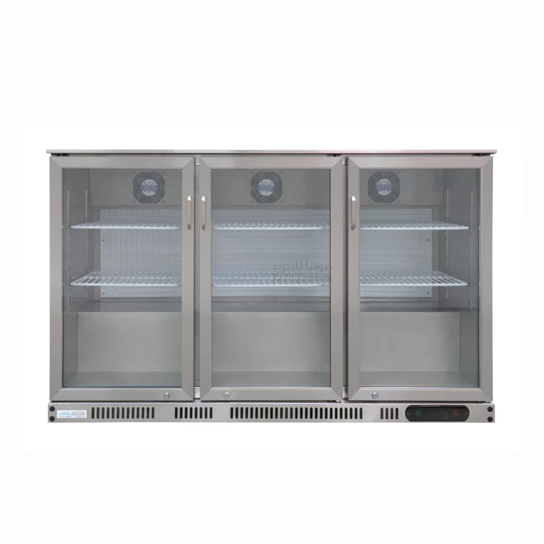 Bar Cooler, Capacity 220 liters, silver color - COOLBABY