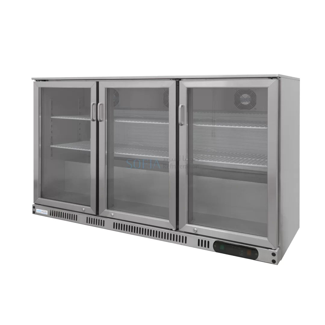 Bar Cooler, Capacity 220 liters, silver color - COOLBABY