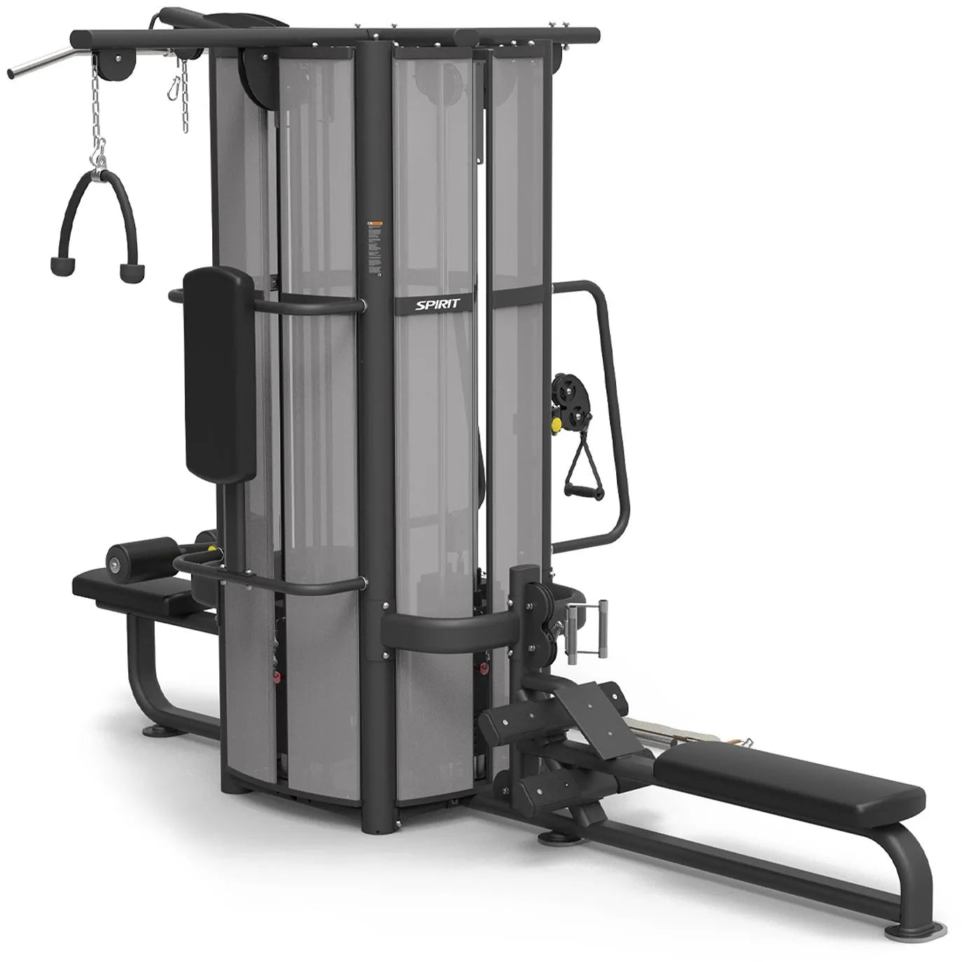 COOLBABY Spirit Fitness 4 Stack Multi Station: Versatile Gym Equipment for Total Body Workouts - COOLBABY