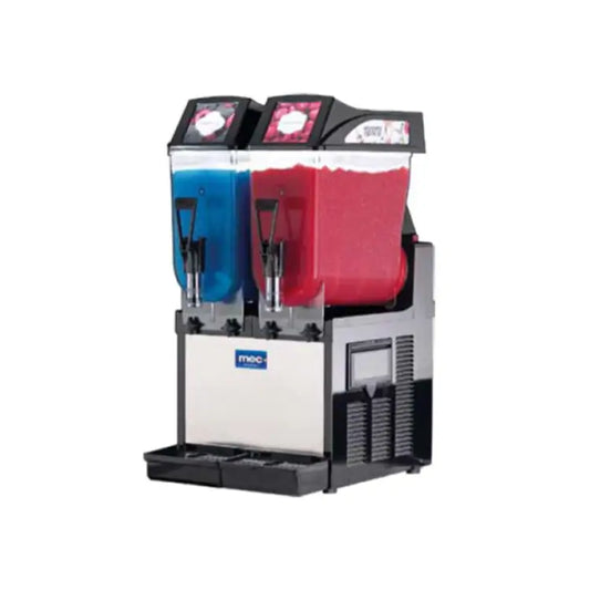 2 Slush Machine 24L Double Bowl Frozen Drink Dispenser | Made in Italy