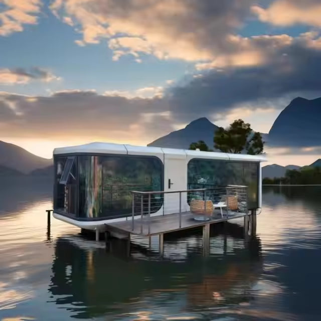 Pre Order Luxury Future Capsule, Container House For Multi-Purpose Use, Modern Prefabricated Living Unit Offering Durable Construction - COOLBABY