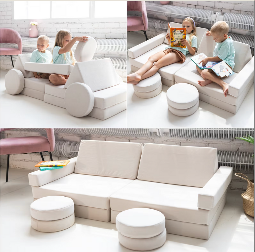 Play Sofa Set Cozy and Safe for Kids