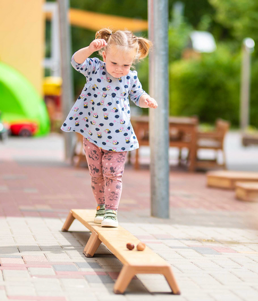 Wooden Balancing Platform Set for Kids' Active Play - Montessori Inspired