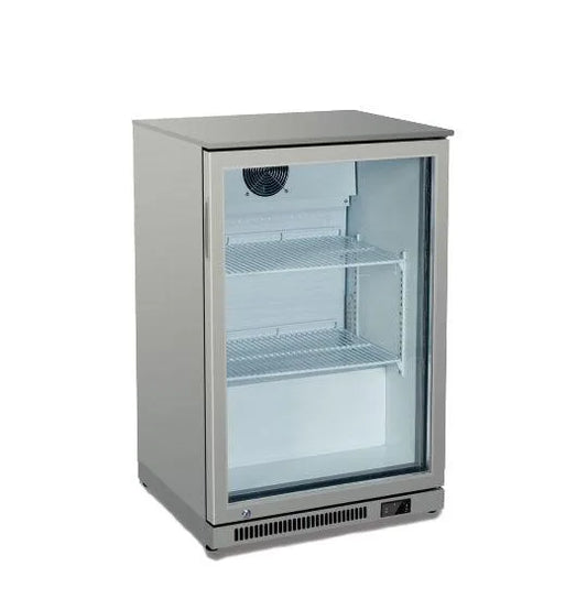 BC01SP 125L Commercial Bar Cooler | Single Glass Door Refrigerator