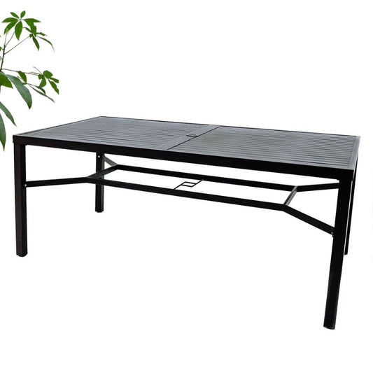 Complete Aluminum Table - Dark Brown - COOLBABY