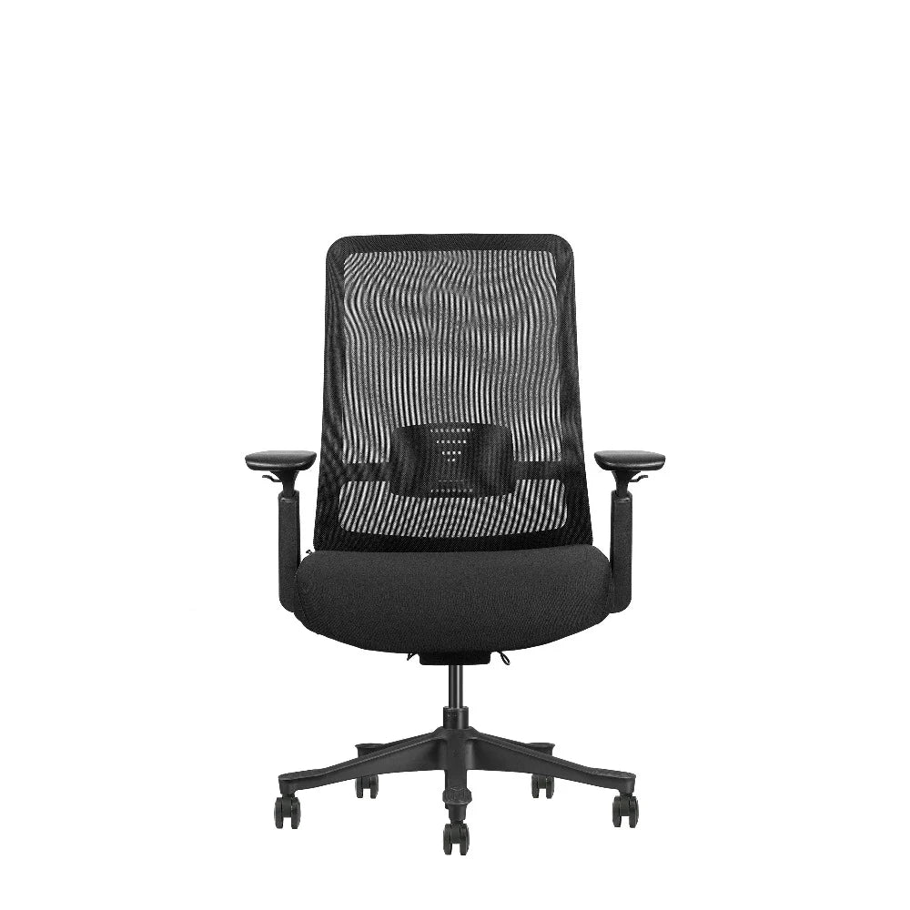 COOLBABY Ergonomic AKIRA Office Chair - Light Grey & Black, BIFMA Certified, 3D Adjustable Armrest - COOLBABY