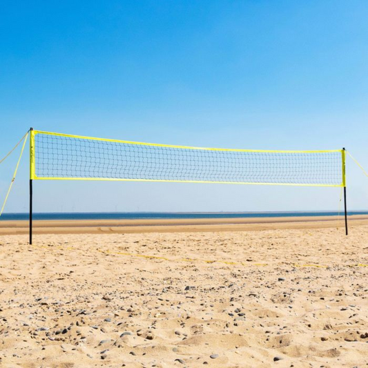 28ft Portable Beach Volleyball Net Set Pro