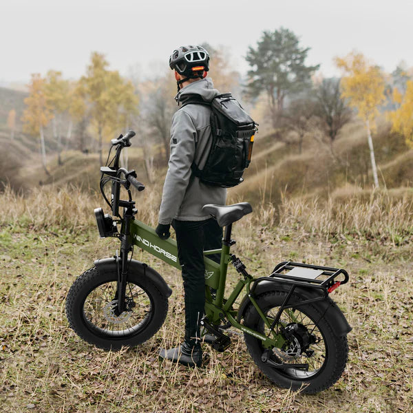 750W Smart E-Bike With Removable Battery And Fat Tires Design