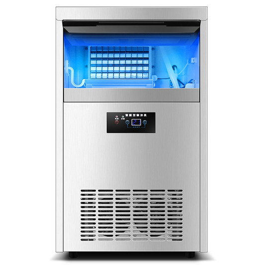 COOLBABY Industrial Ice Machine, 24-Hour Ice-Making Capacity 80 kg - COOLBABY