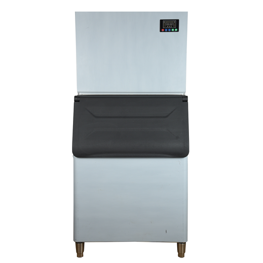 COOLBABY Industrial Ice Machine,  High-Efficiency Stainless Steel Ice Maker with 720kg Daily Capacity