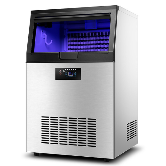 COOLBABY Industrial Ice Machine, 24-hour Ice-Making Capacity 136 kg - COOLBABY