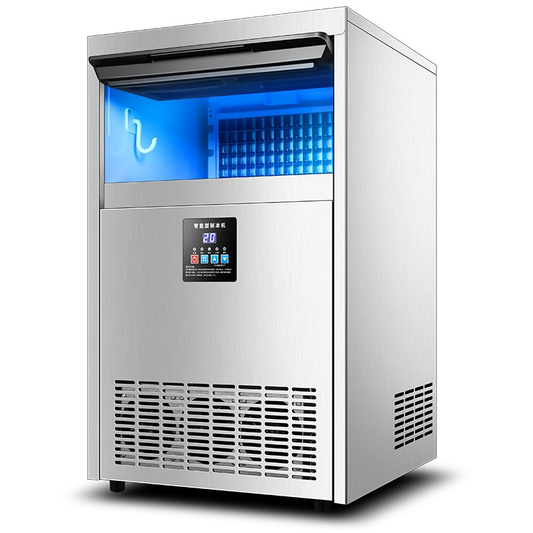COOLBABY Industrial Ice Machine, 24-hour Ice-Making Capacity 150 kg - COOLBABY