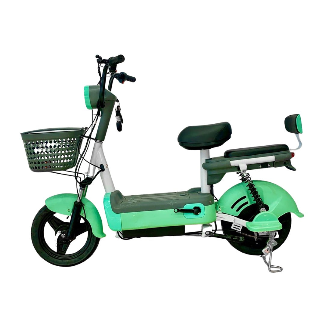 Megawheels Jazz Electric Moped Scooter 48V with Pedal Assist, Remote Alarm - COOLBABY