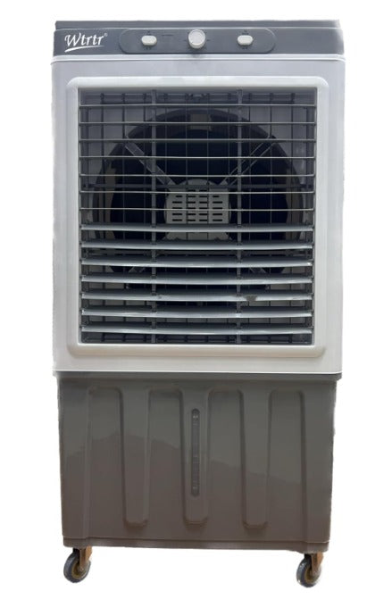 120L Heavy‑Duty Evaporative Air Cooler – 550W Industrial Cooling Fan, 3 Wind Speeds, Automatic Swing, Large Water Tank, Portable Floor‑Standing Home & Outdoor Cooler