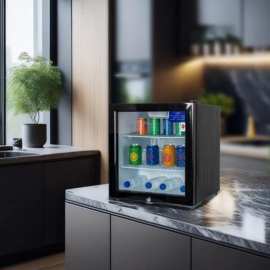 50L Upright Display Countertop Fridge