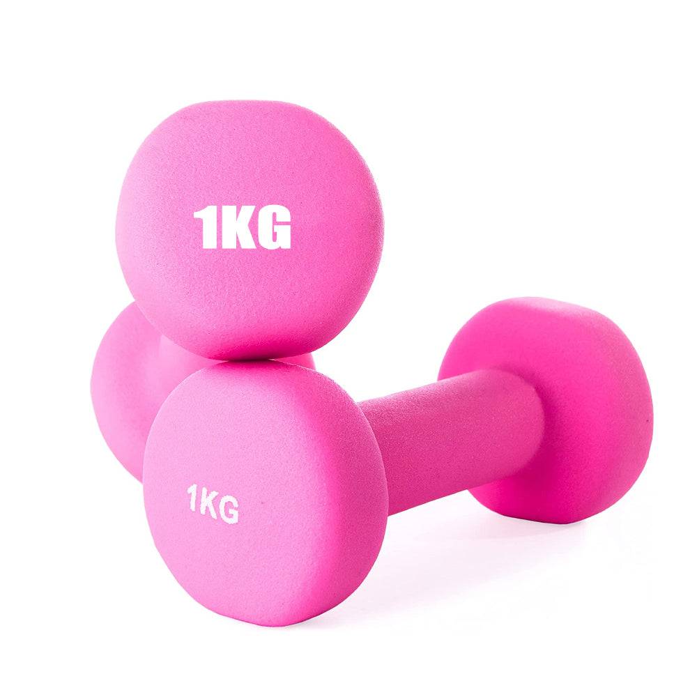 COOLBABY YL01-05 Dumbbells Weights Exercise- Multi colors - COOL BABY