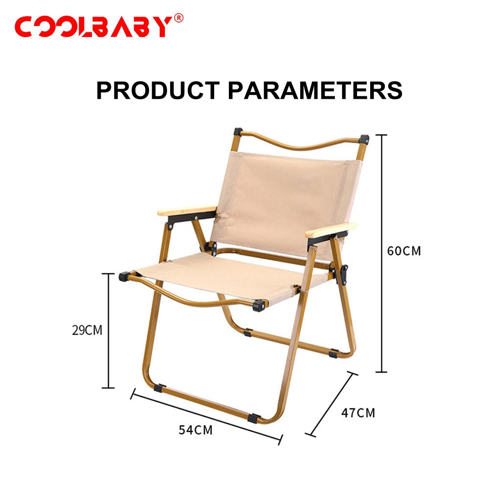 COOLBABY Outdoor Folding Chair,Beach,Camping Picnic Chair,Wilderness Fishing Chair - COOL BABY