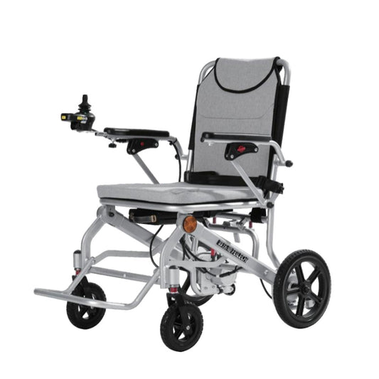 Super Lightweight (Only 16kgs) Portable Transit Travel Wheelchair, Folding Transport Wheelchairs for Adults and Seniors Support 100kgs, Lightweight Magnesium Alloy Wheelchair for Elderly