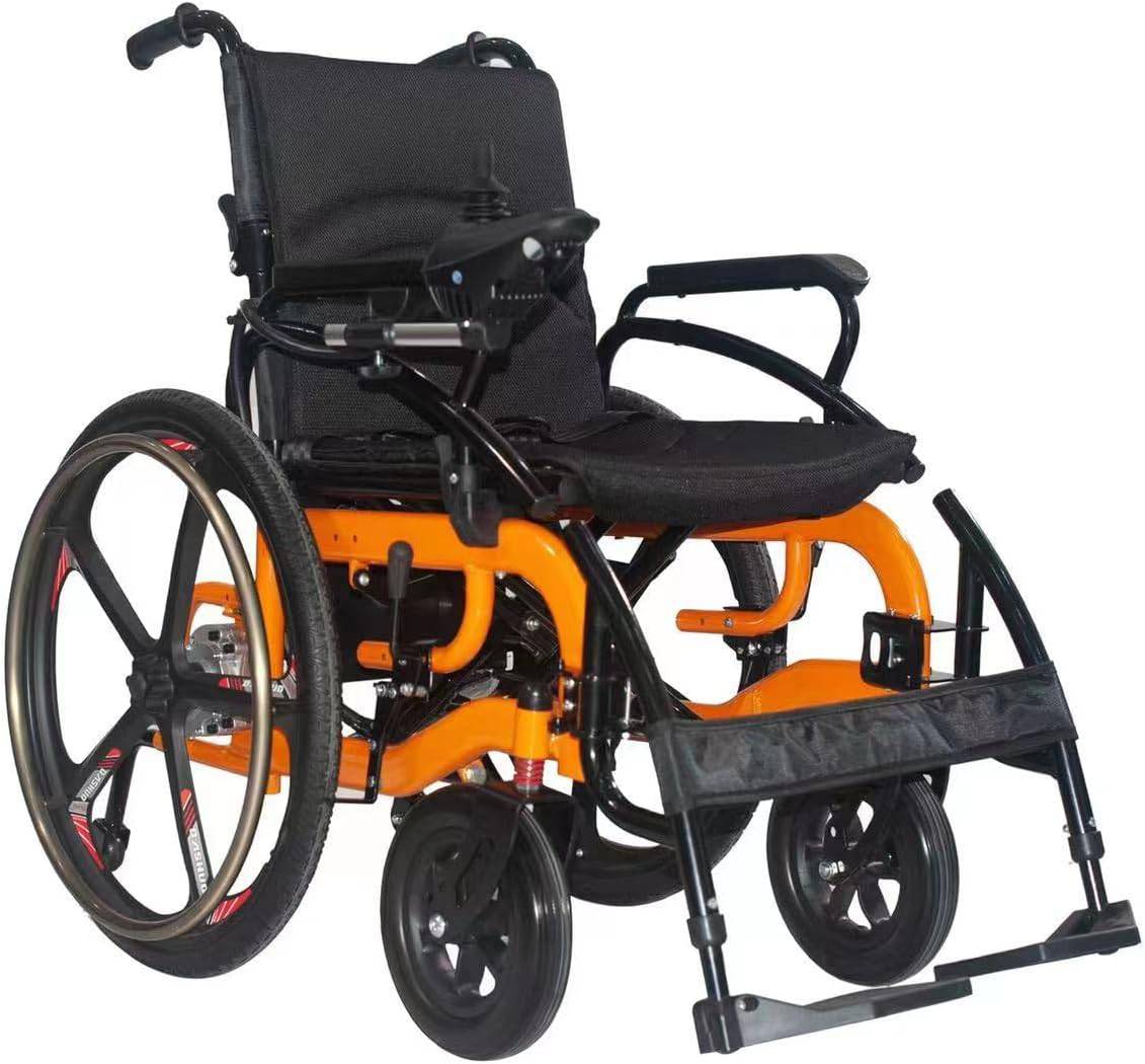 COOLBABY ZZR-E310D: Portable 24-Inch Electric Wheelchair for Adults and the Elderly - COOL BABY