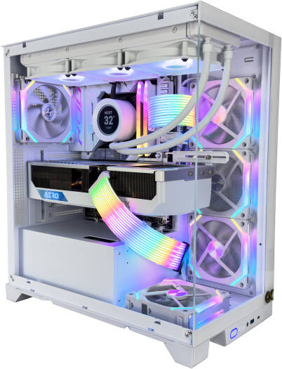 Ultra Arctic Gaming PC: AMD Ryzen 7 7700X, RTX 4070 12GB, 48GB DDR5 RAM, 2TB SSD - COOLBABY