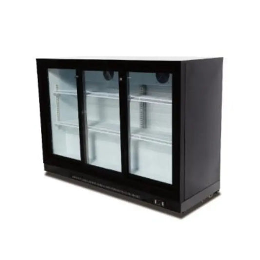 BC03PS 3 Door Bar Cooler | 289L Commercial Beverage Refrigerator