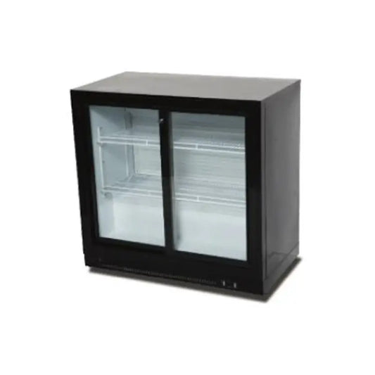 BC02PS 2 Door Bar Cooler | 207L Commercial Beverage Refrigerator