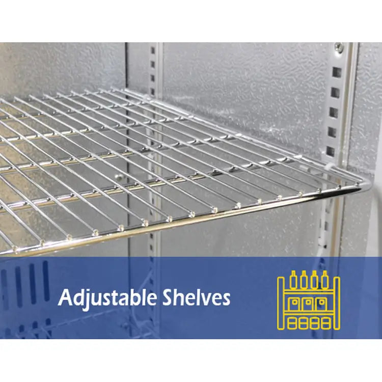 BC01PP Single Door Bar Cooler | 117L Commercial Beverage Refrigerator