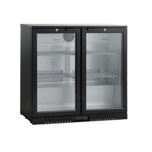 Bar Cooler, Double Glass Door Bar Cooler - COOLBABY