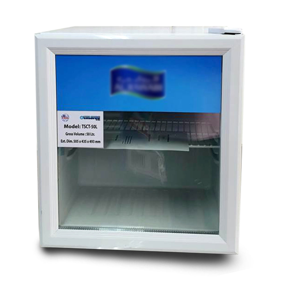 52L Upright Display Countertop Fridge