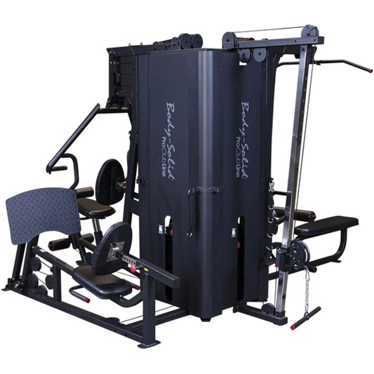 COOLBABY Body-Solid S1000 Pro Clubline Four-Stack Gym: The Ultimate Commercial Multi-Station - COOLBABY