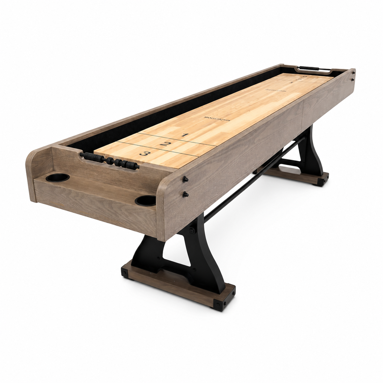 RAIS 9ft Shuffleboard Table | Premium Indoor Game Table with Solid Wood Playing Surface