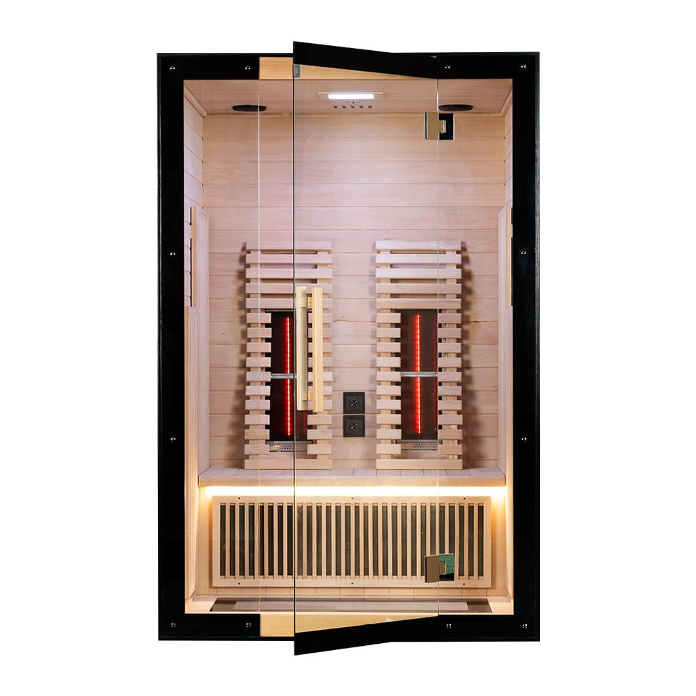 Couple Infrared Sauna With Ceramic Wall Low Emf Far Infrared Heating Panel