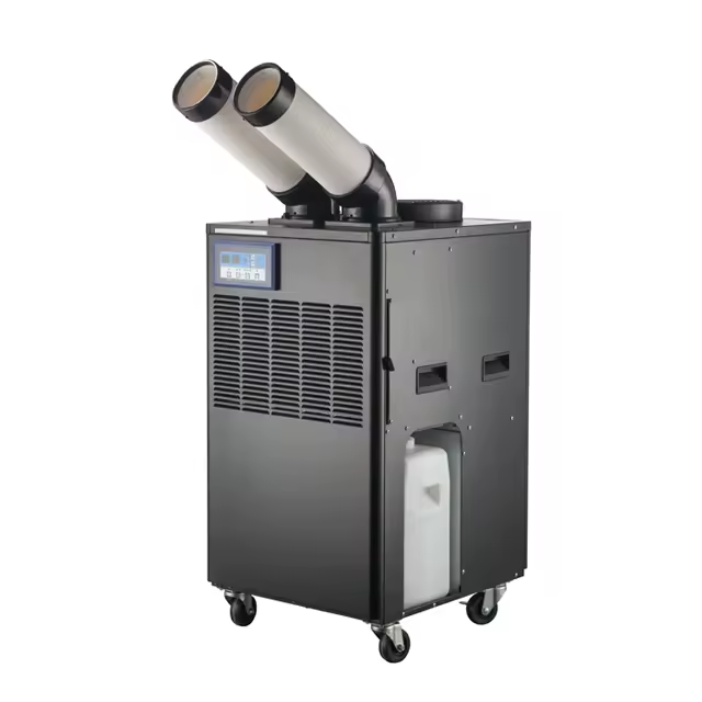 13000BTU High Quality Commercial Mobile Vertical Rechargeable Spot Cooler Two Column Cabinet Cooling Indoor Air Conditioner