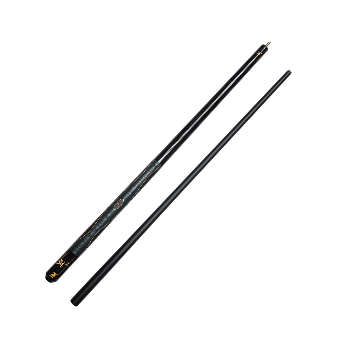 2pc Carbon Billiard Pool Cue/Black