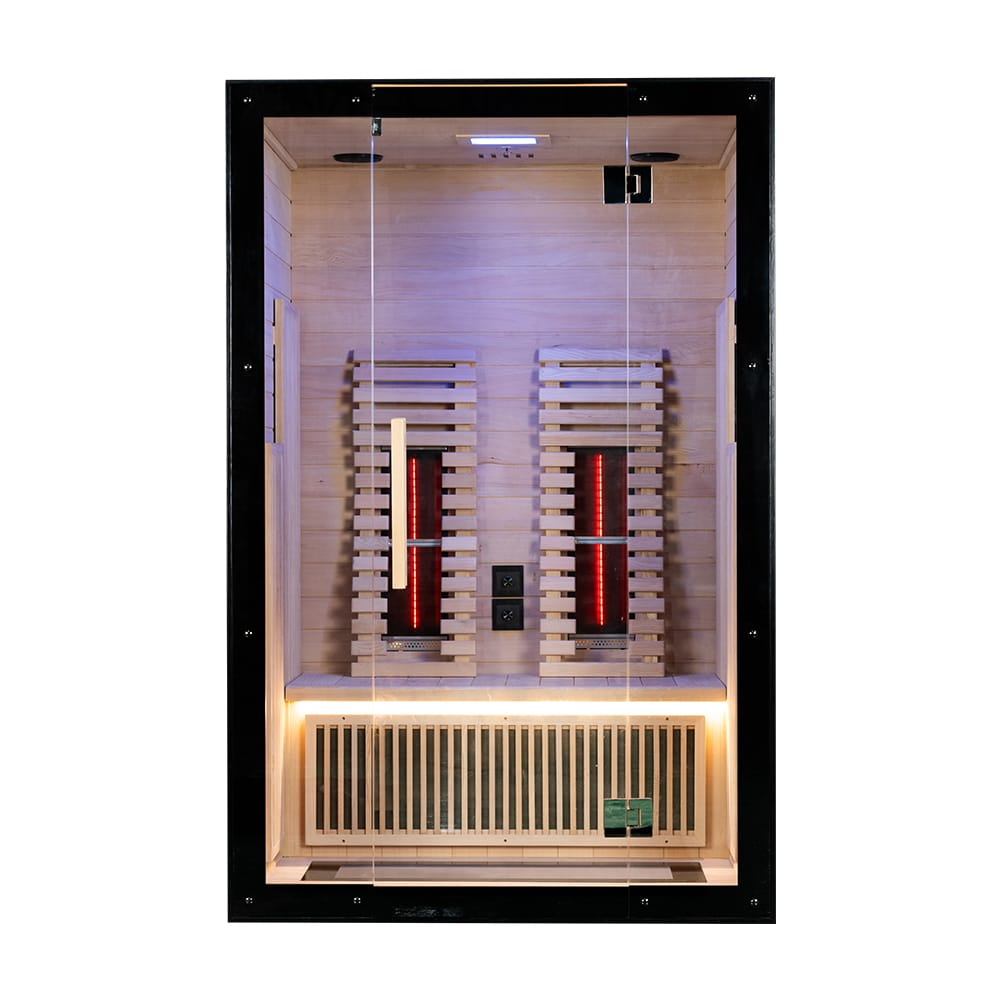 Couple Infrared Sauna With Ceramic Wall Low Emf Far Infrared Heating Panel