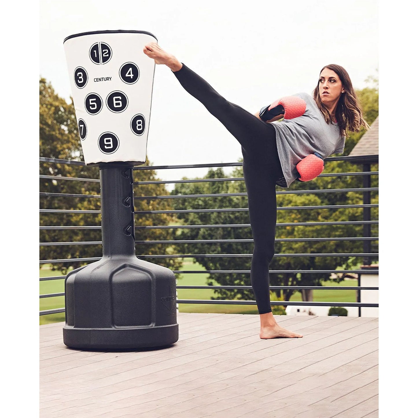 COOLBABY Century Uppercut Wavemaster: Adjustable Freestanding Punching Bag for Martial Arts Training - COOLBABY