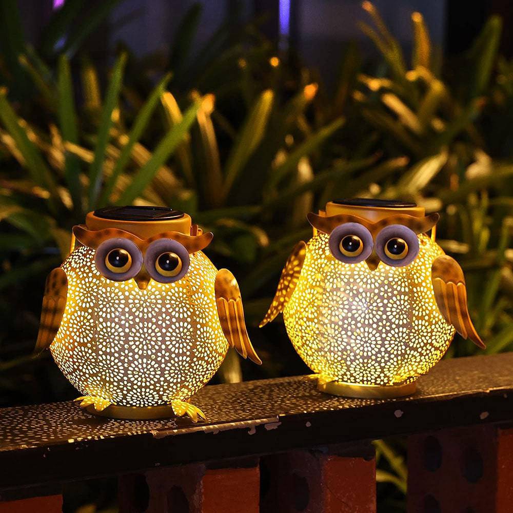 COOLBABY 2 Pack Solar Lanterns Outdoor Waterproof, Hanging Led Lantern Decorative - COOLBABY