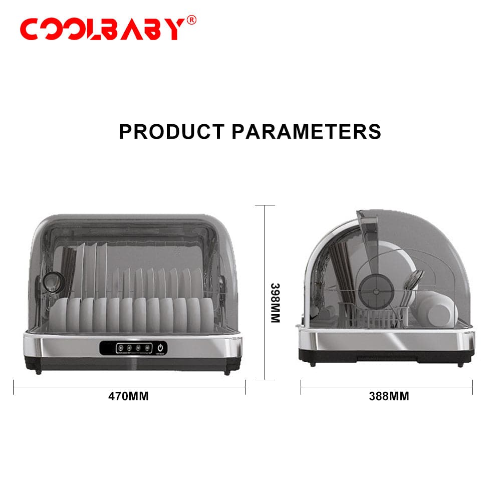 COOLBABY 42L Multifunctional Disinfection Cabinet - Cleaner and Healthier Living - COOLBABY