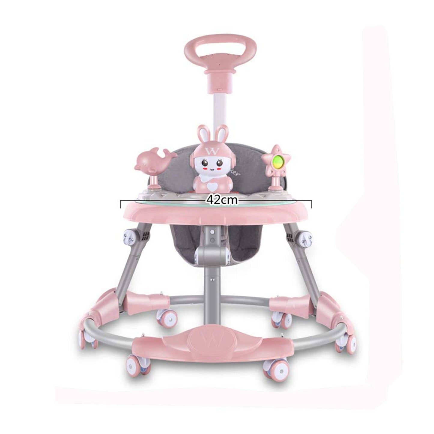 COOLBABY A136D Baby walker multifunctional anti-rollover anti-O leg can sit folding - COOL BABY