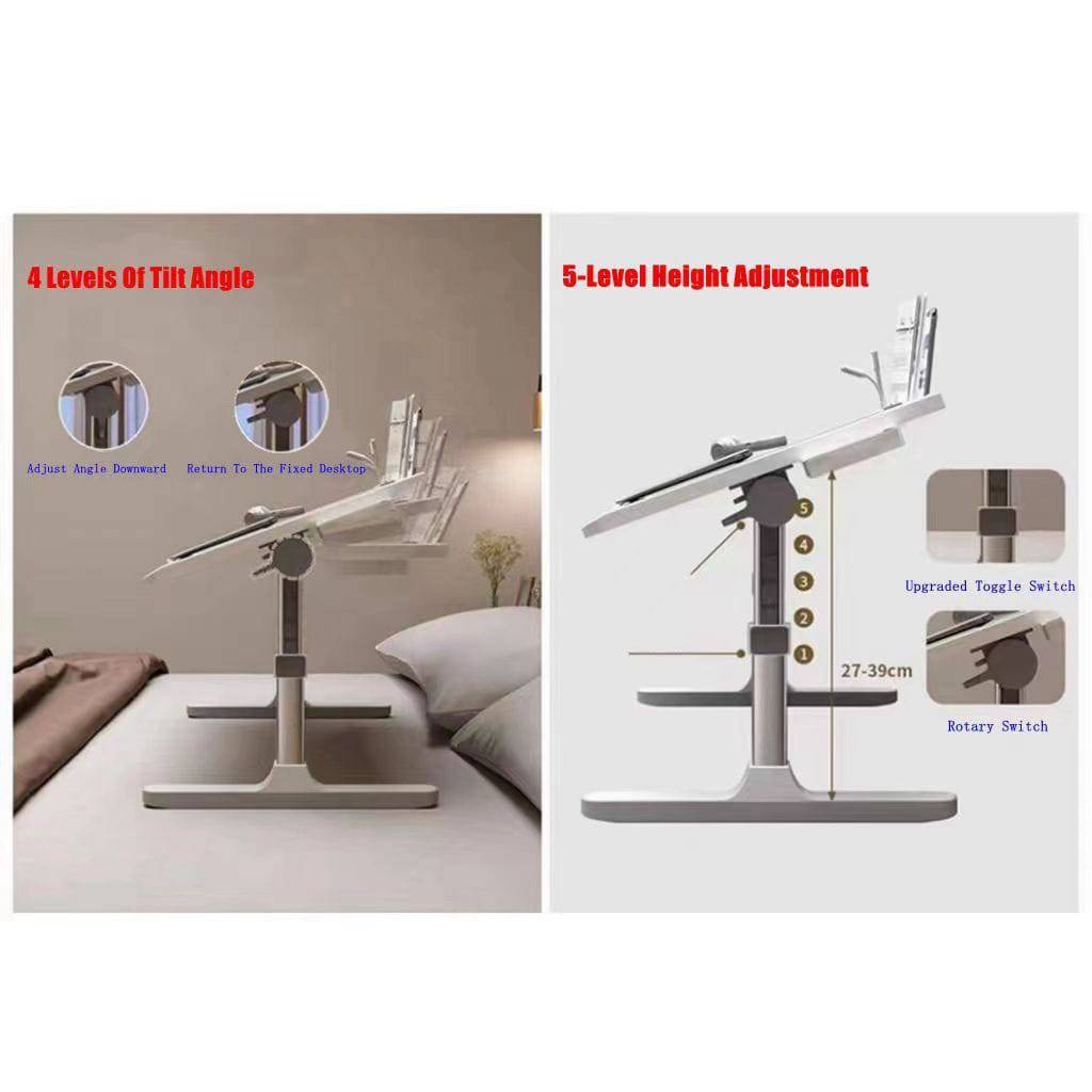 COOLBABY Adjustable Laptop Table Multifunctional Portable Lap Desk With Folding Legs - COOLBABY