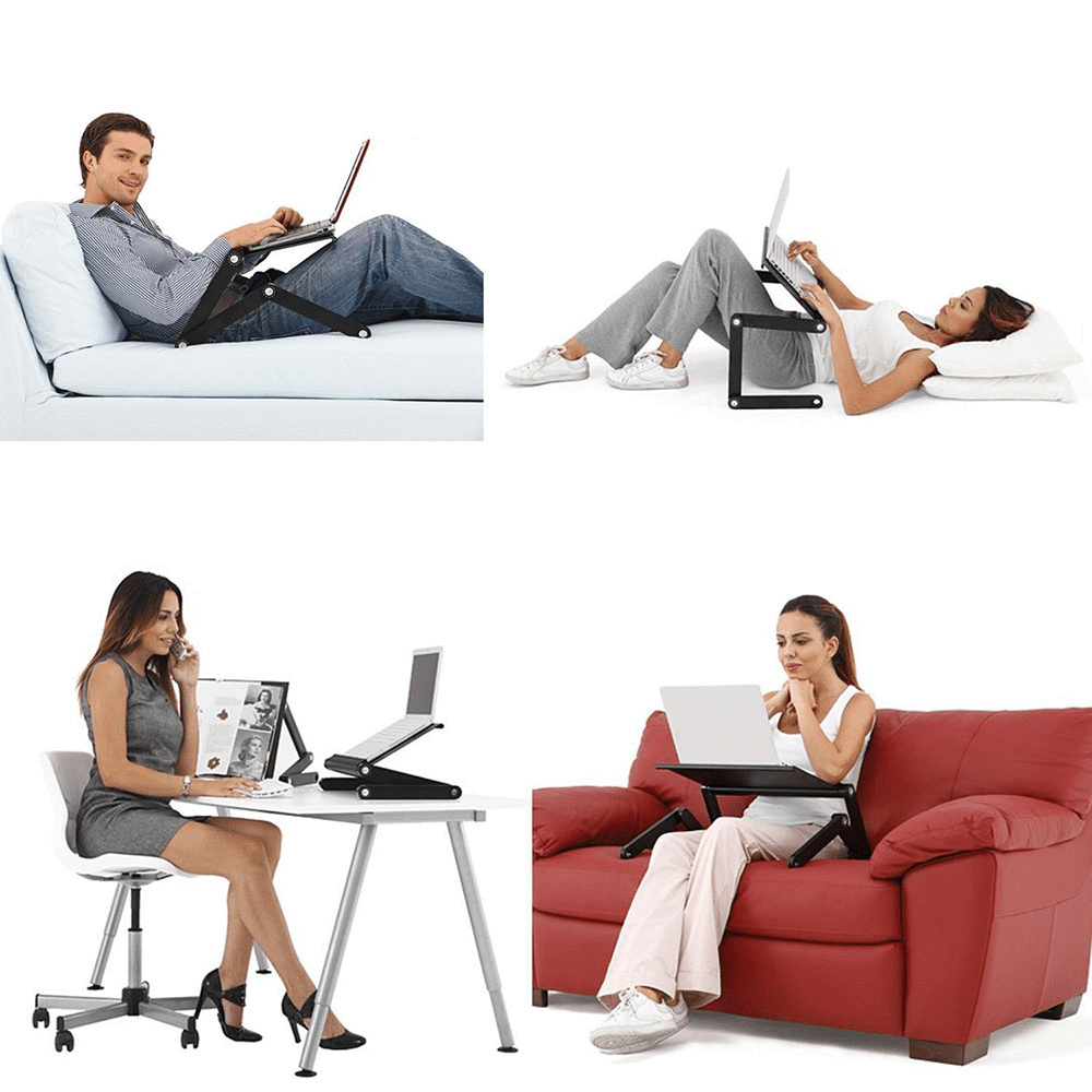 COOLBABY Adjustable Laptop Table Stand – Folding Ergonomic Design for Comfortable Computing Anywhere - COOLBABY