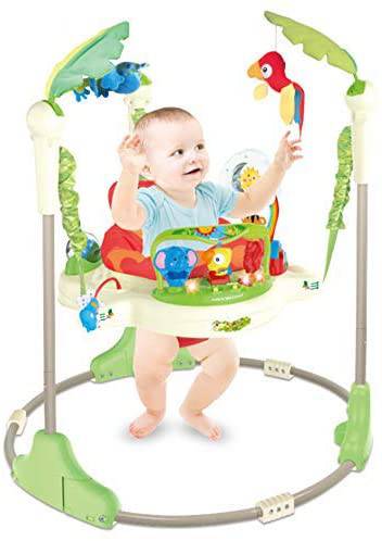COOLBABY Baby Jump Chair Light Music Rack Multi functional Baby Swing Chair - COOL BABY