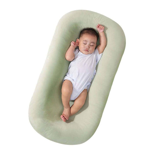 COOLBABY Baby Nest Baby Lounger,Soft Organic Cotton Breathable Lounger for 0-18 Months - COOLBABY
