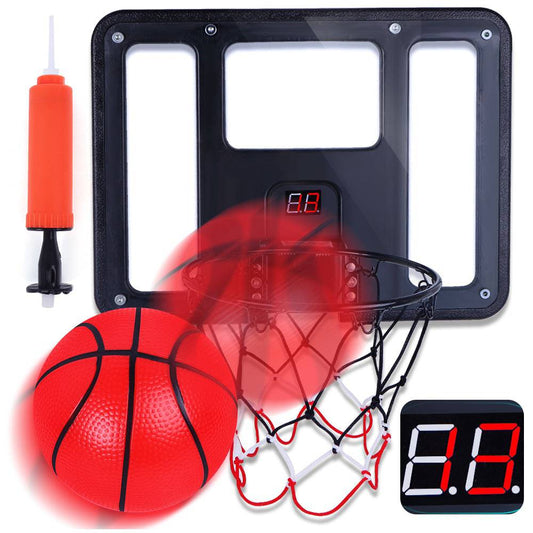 COOLBABY Basketball Hoop Indoor with Electronic Scorer,Basketball Hoop Indoor for Kids and Adults,43 * 33CM - COOLBABY